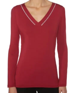 T-shirt Micro Modal Riviera Rouge