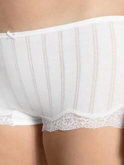 Calida Culotte Shorty Coton Blanc Etude Toujours 5 Calida Culotte Shorty Coton Blanc Etude Toujours -Lingerie Sensuel Boutique Calida Etude Toujours Panty low cut weiss 24092 001 1