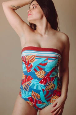 Maillot De Bain Nageur Bustier 1 Pièce La Foglia -Lingerie Sensuel Boutique MC202102041360 387