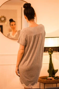 Chemise De Nuit Manche Courte Simply Perfect -Lingerie Sensuel Boutique MHG 1869 websize