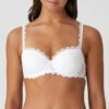 MARIE JO Soutien-gorge Balconnet Rembourré Christy Blanc
