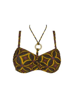 Haut De Maillot De Bain Bandeau Souple La Muse Africa Jaune -Lingerie Sensuel Boutique antigel bain la muse africa coulissant FBB7456D 1300