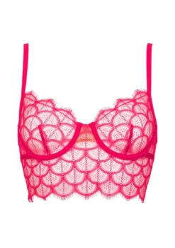 Bustier Avec Armature Mystic Shadow KISS -Lingerie Sensuel Boutique atelier amour mystic shadow kiss rose 6