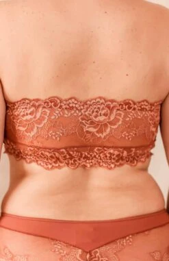 Bandeau Sans Armature Greta Cinnamon -Lingerie Sensuel Boutique bandeau sans armature greta janira cinamone 8