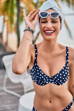 ANITA Haut De Maillot De Bain Merle -Lingerie Sensuel Boutique bikini merle pois blanc bleu marine anita 8770