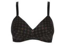 Soutien-gorge Sans Armature Bonnet Profond Bijou Du Jour Noir