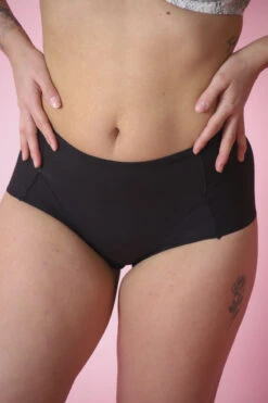 Slip Form Coton Gainant -Lingerie Sensuel Boutique culotte coton gainante janira noir