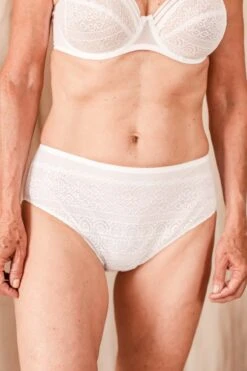 Slip Haut Sensualité Douceur Blanc