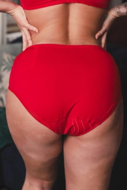 PRIMA DONNA Slip Taille Haute Deauville Scarlet 10 PRIMA DONNA Slip Taille Haute Deauville Scarlet -Lingerie Sensuel Boutique deauville rouge prima donna 17