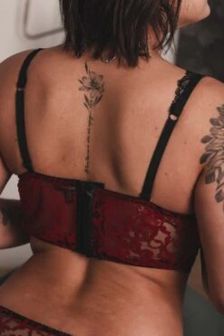 Soutien-gorge Bustier Passion Push Up Rouge -Lingerie Sensuel Boutique lingerie italienne ambra rouge sexy 26