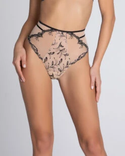 Culotte Haute Sexy Follement Sexy Nude -Lingerie Sensuel Boutique lise charmel shorty taille haute follement sexy