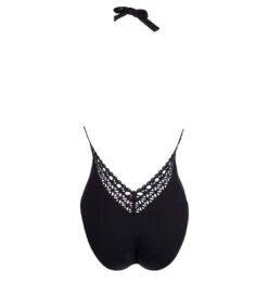 Maillot De Bain 1 Pièce Ajourage Couture Noir -Lingerie Sensuel Boutique maillotajouragecouturelisecharmel 1