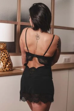 Nuisette Sexy Madame Rêve -Lingerie Sensuel Boutique nuisette sexy noir atelier amour erotic 19