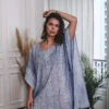 Poncho De Plage Bleu Jeans