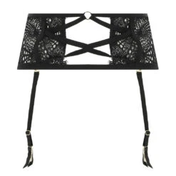 Porte Jarretelles Madame Rêve -Lingerie Sensuel Boutique porte jarretelles atelier amour madame reve noir 4