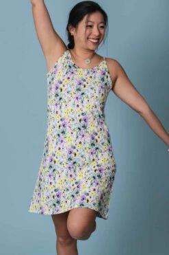 Robe De Plage Fleurie Fine Bretelle Viva