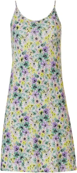 Robe De Plage Fleurie Fine Bretelle Viva -Lingerie Sensuel Boutique robefinebretellefleuriepastuette