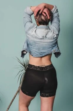 Culotte Short Noir Anti Frottement Dolce Micro 5 Culotte Short Noir Anti Frottement Dolce Micro -Lingerie Sensuel Boutique shortdolcemicropantyjanira 1