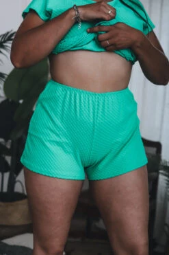 Short La Tout Douce Mer Verte -Lingerie Sensuel Boutique shortplageantigellingerie 4