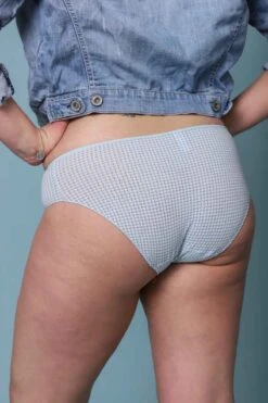 Culotte Haute Coton Fantaisie Bleu Ciel 5 Culotte Haute Coton Fantaisie Bleu Ciel -Lingerie Sensuel Boutique sliphautcotonavet 3