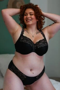 Rosa Faia Culotte Haute Noir Colette -Lingerie Sensuel Boutique soutien gorge noir grande taille rosa faia 2 47281288 aaf1 43d3 8562 f6557a7a83c5