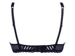 Soutien-gorge Sans Armature Tressage Graphic Marine -Lingerie Sensuel Boutique soutien gorge sansarmature tressage graphic antigel lingerie bleu marine 1