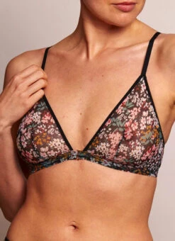 Lingerie Sensuel Boutique -Lingerie Sensuel Boutique soutien gorgesansarmature triangle culotte tulle gardenia porter esquisse