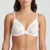 MARIE JO Soutien-gorge Triangle Décolleté Blanc Agnes
