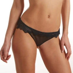 Tanga Nommée Désir -Lingerie Sensuel Boutique tanga sexy atelier amour nommee desir noir 2